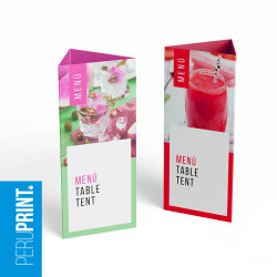 hablador tipo menu con impresion personalizable