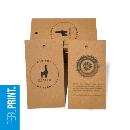 impresion personalizada en hang tag