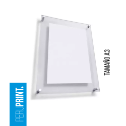 PORTA AFICHES CON PERNOS A3
